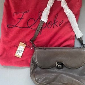 New Z Spoke by Zac Posen Grey satchel
